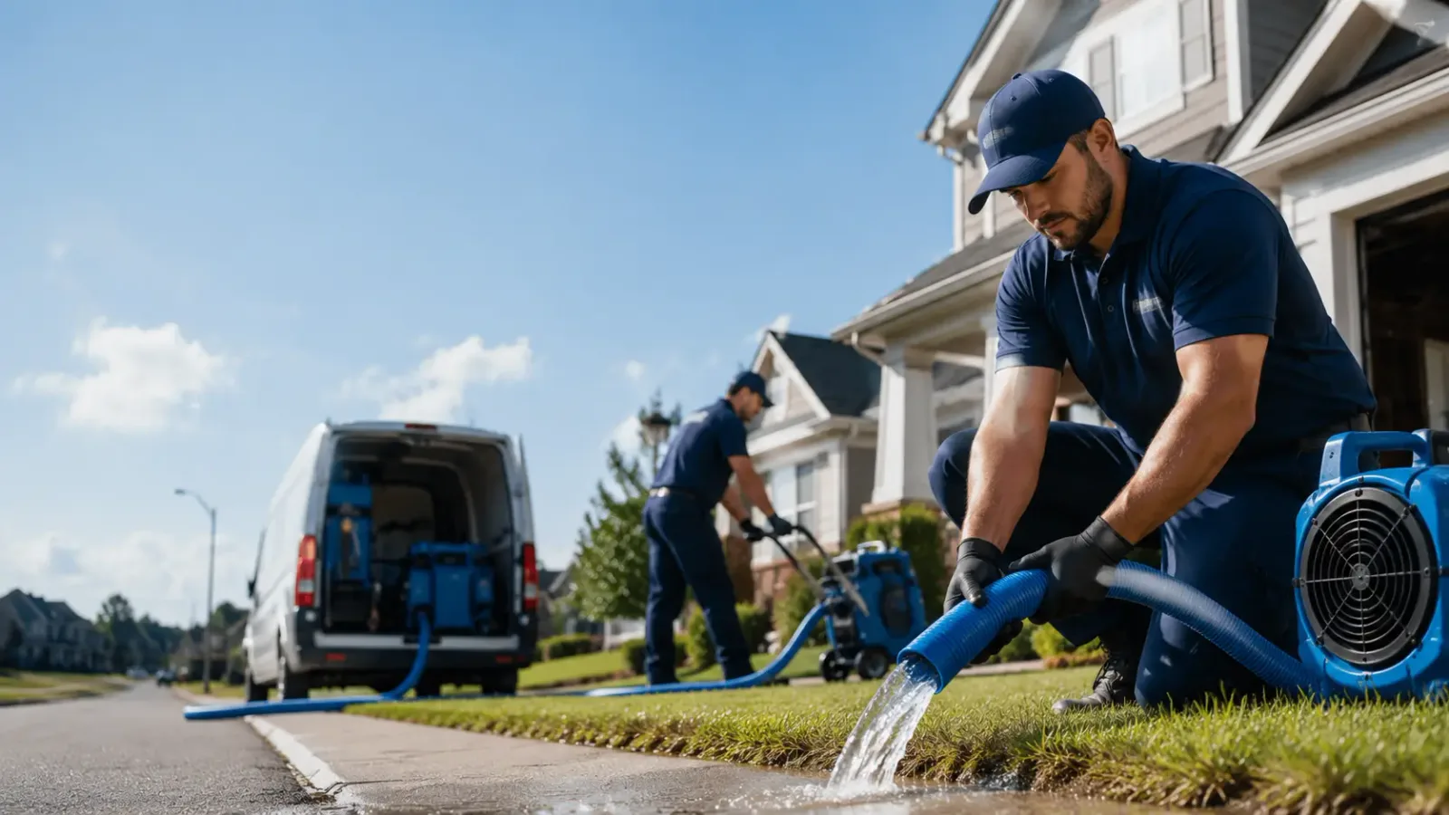 Flood Damage Restoration in Grissom Arb, IN